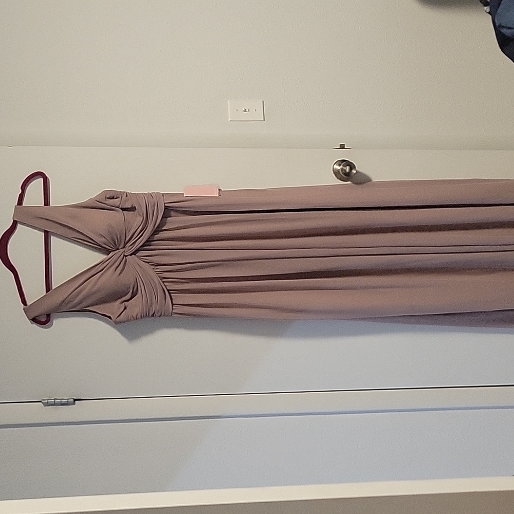 Birdy grey bridesmaid dress, 2XL, Mauve